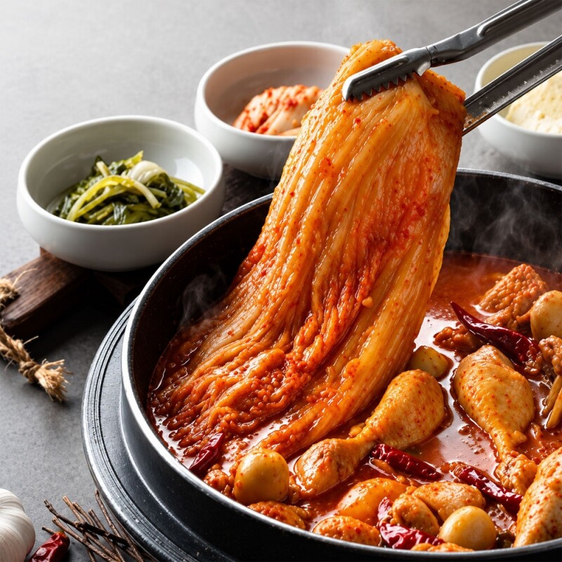 {민병선식당}, {묵은지닭볶음탕 밀키트 2종}
